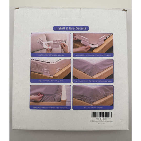 Sheet Tighteners & Bed Sheet Holders - Heavy Duty Mattress Corners to Hold Sheet - Picture 11 of 13